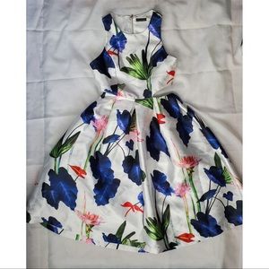 Floral Cut-Out Maxi Dress